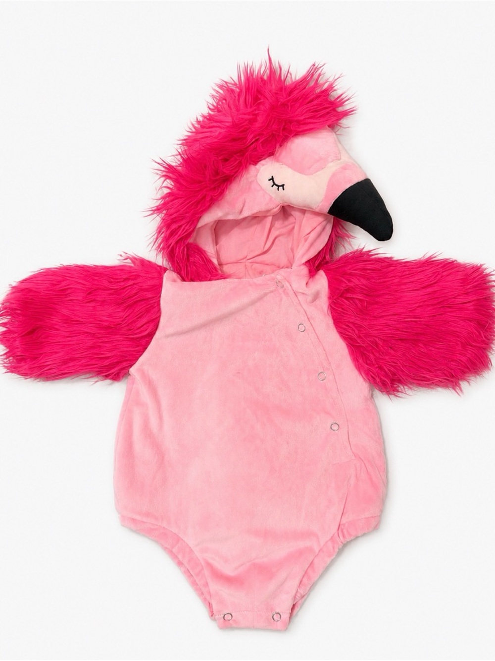 Pottery Barn Kids Hot Pink Flamingo Hooded Costume Romper